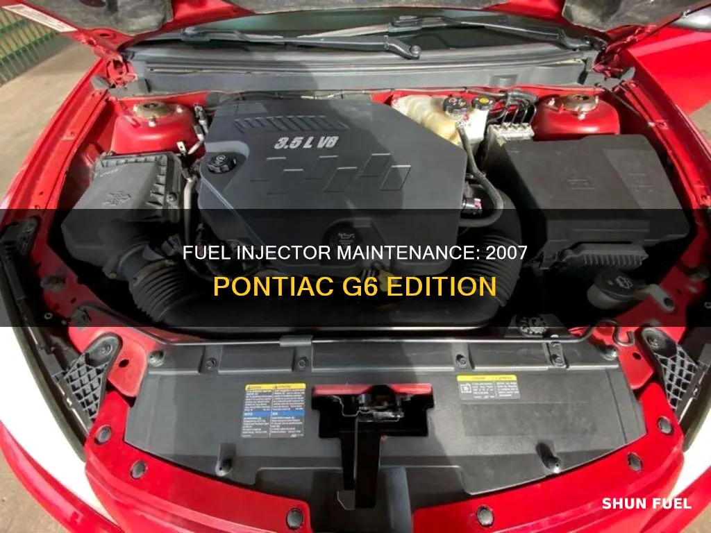 how many fuel injectors does a 2007 pontiac g6 have