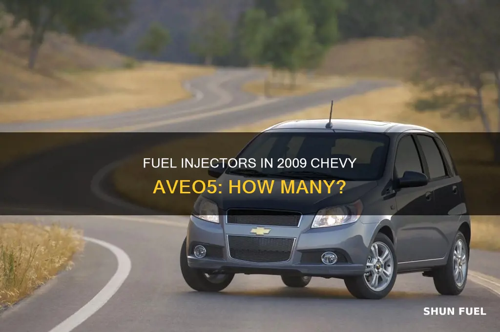 how many fuel injectors does a 2009 chevy aveo5 have