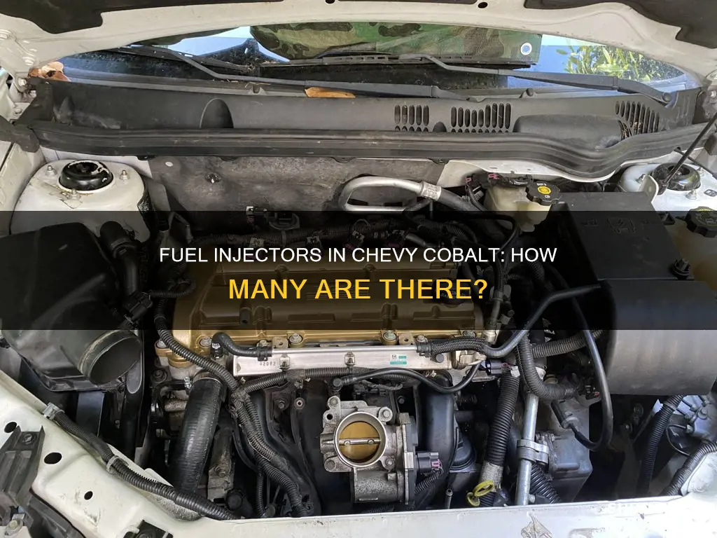 how many fuel injectors does a chevy cobalt have