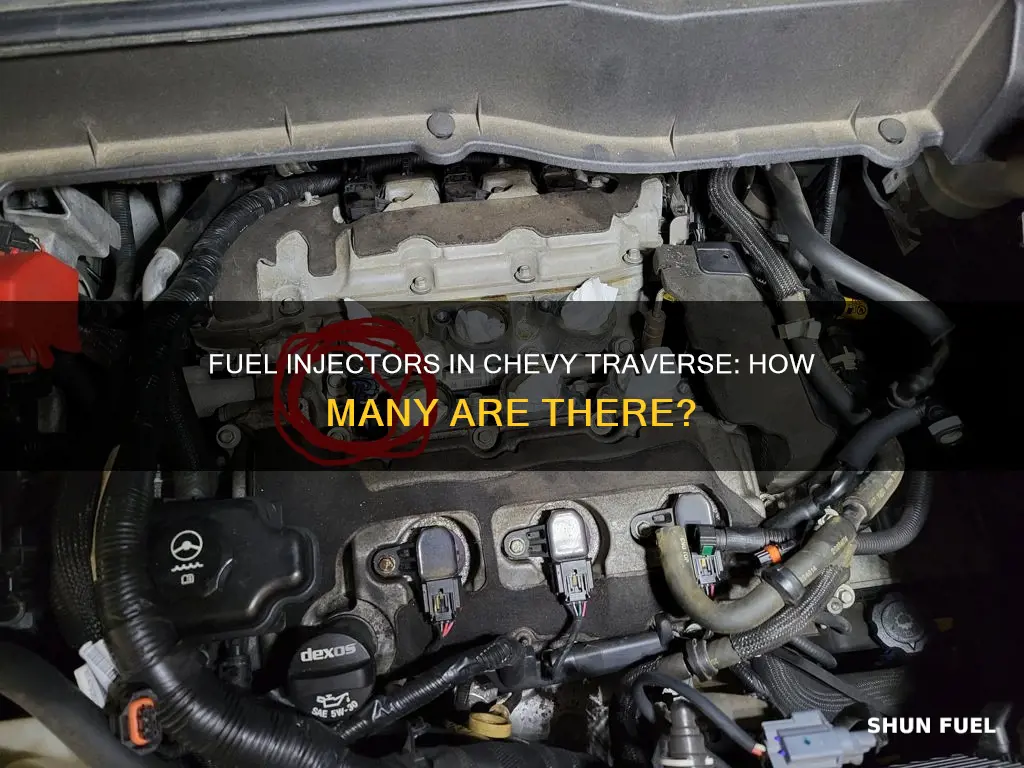 how many fuel injectors does a chevy traverse have