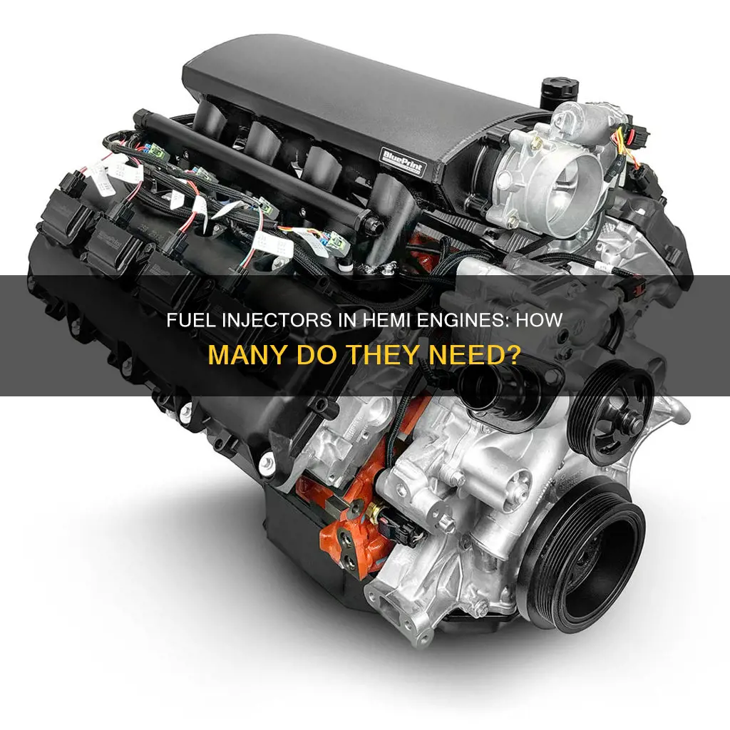 how many fuel injectors does a hemi have
