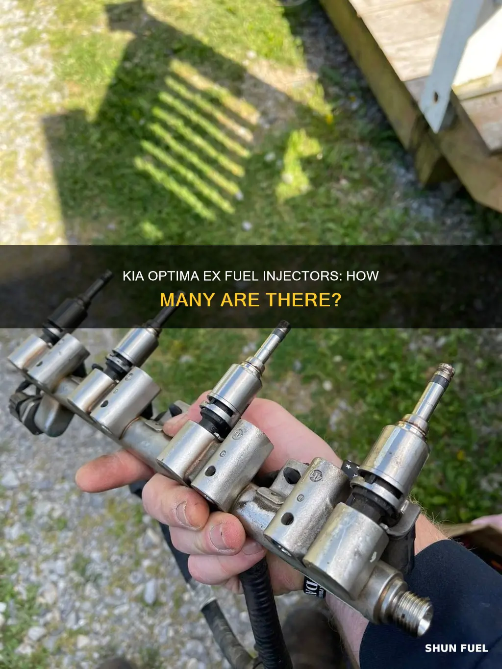 how many fuel injectors does a kia optima ex have