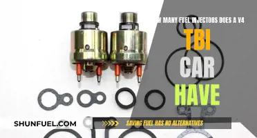 Fuel Injectors in V4 TBI Cars: How Many?