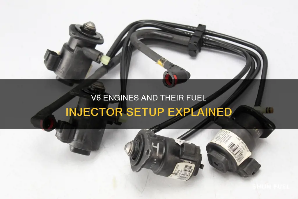 how many fuel injectors does a v6 have