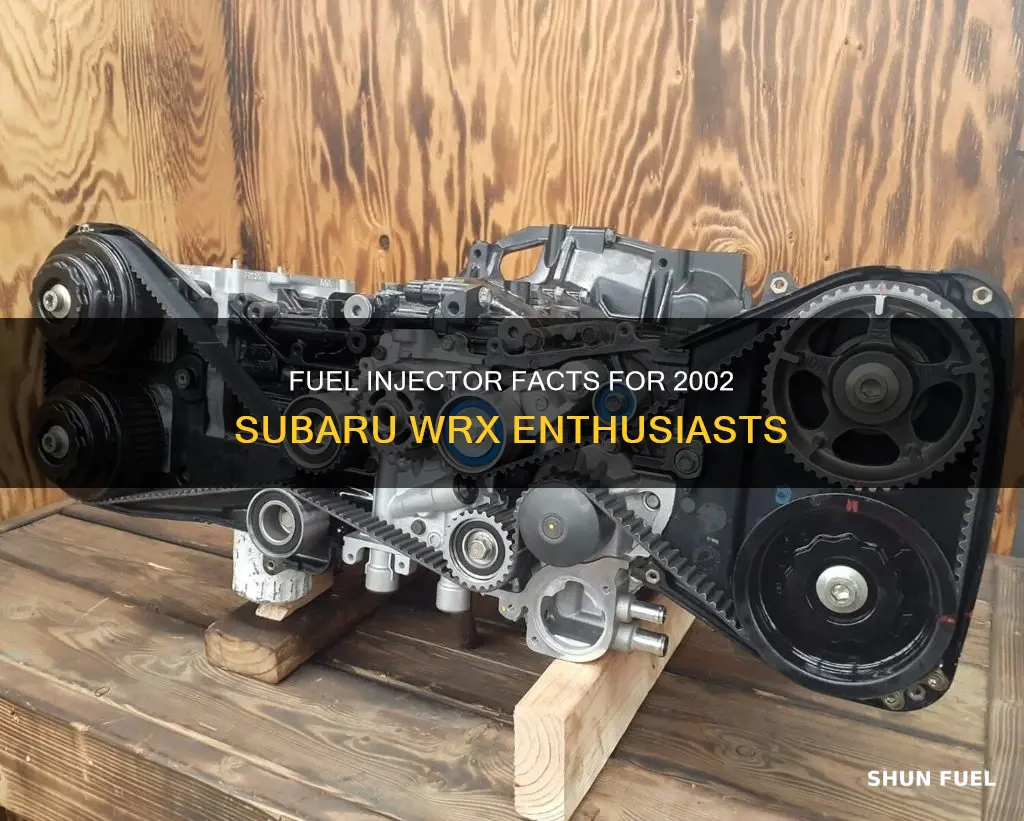 how many fuel injectors in a 2002 subaru wrx
