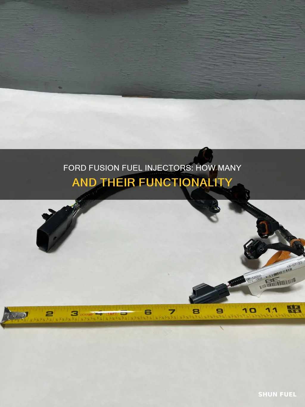 how many fuel injectors in a ford fusion