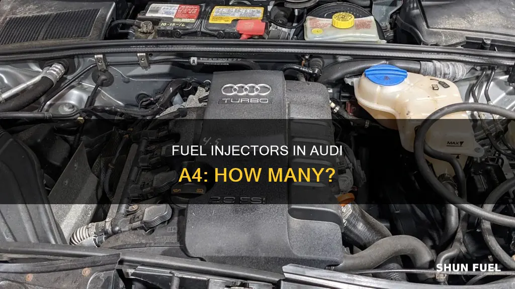 how many fuel injectors in audi a4