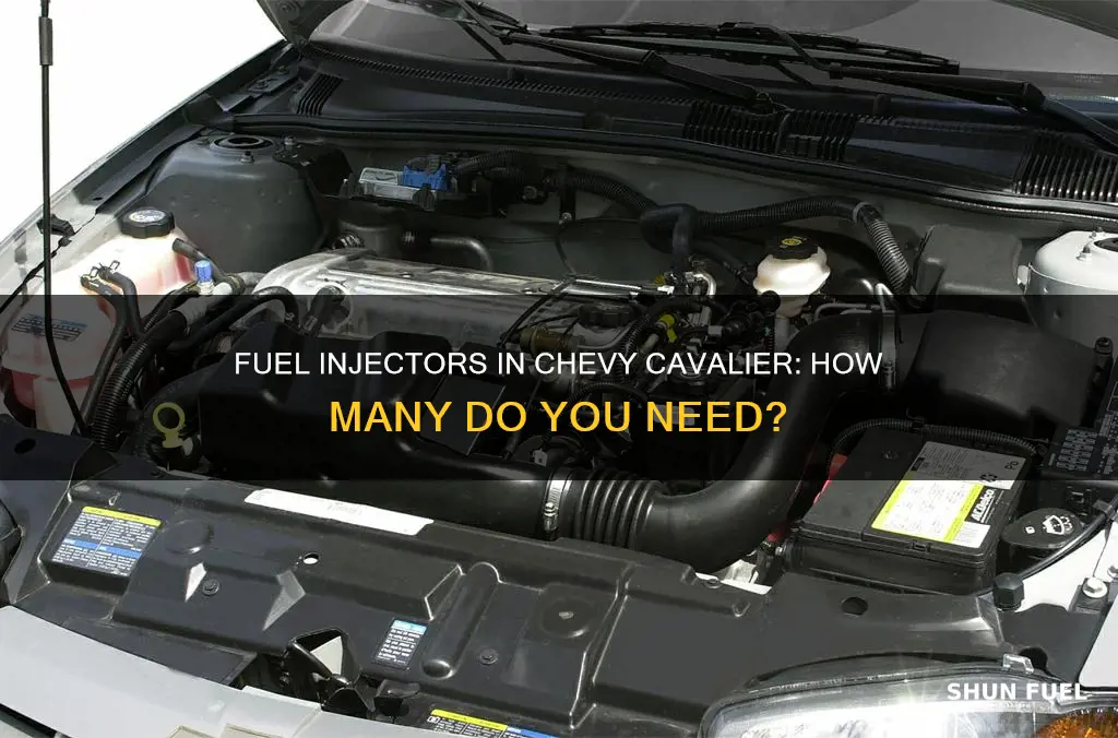how many fuel injectors in chevy cavalier
