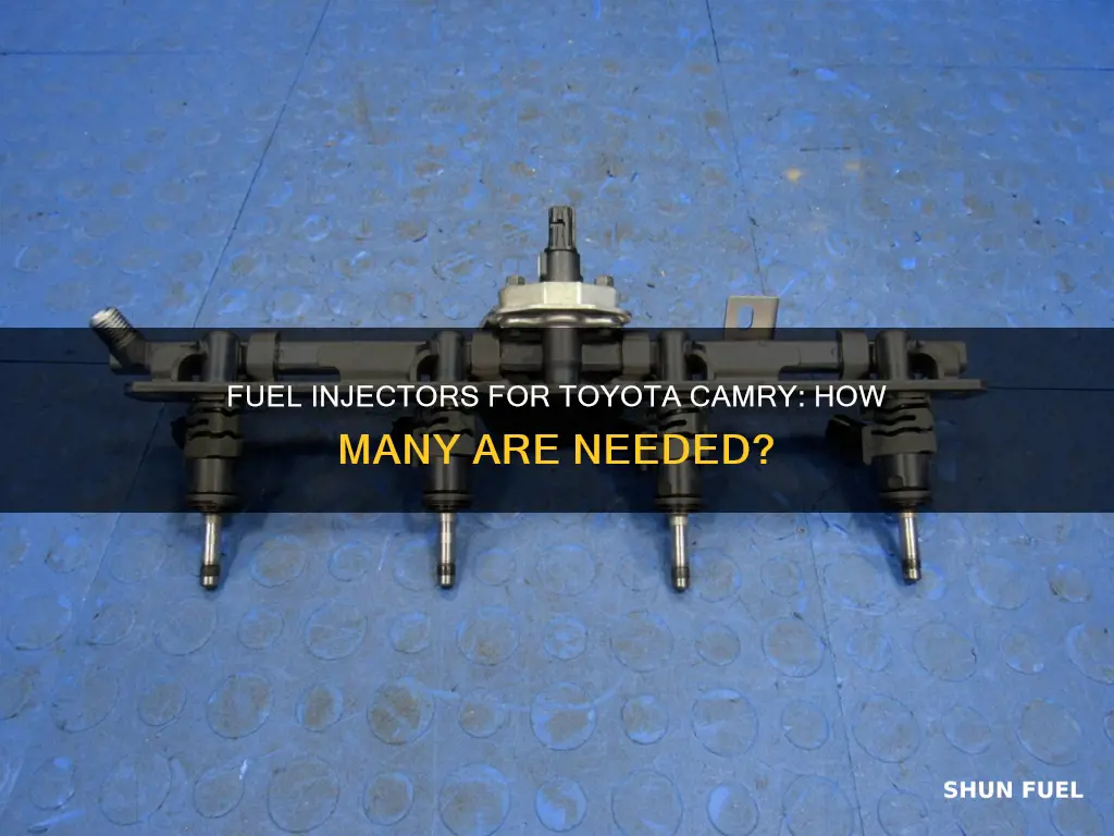 how many fuel injectors needed for toyota camry 2003