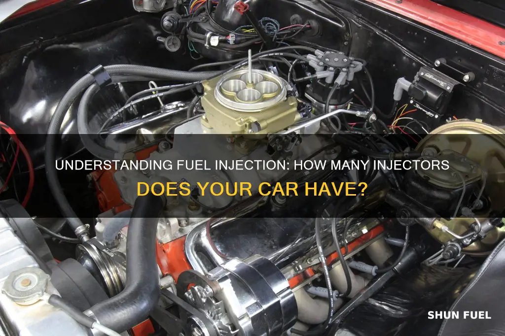 how many fuel injectors on a throttle body car