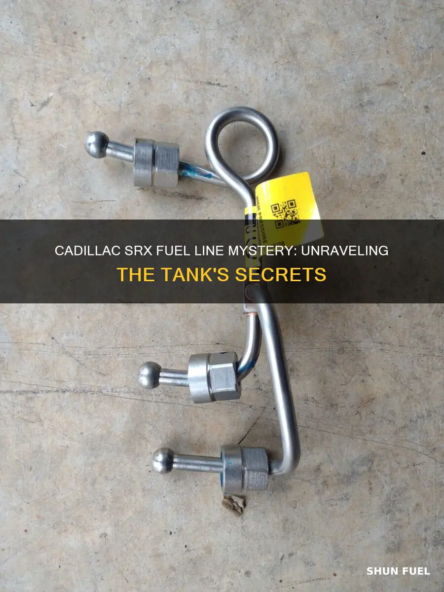 how many fuel lines from tank cadillac srx