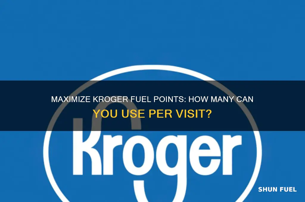 how many fuel points can you use at kroger