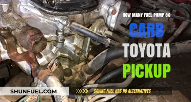 Fuel Pump Options for 86 Toyota Pickup Carb Models Explained