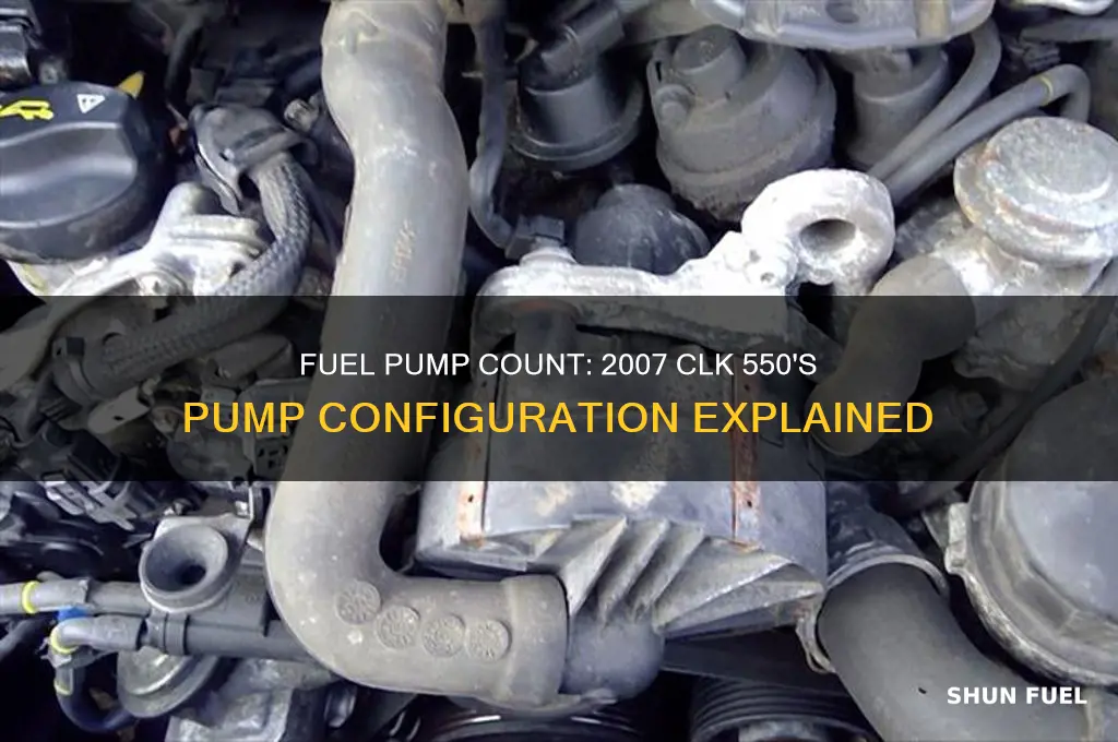 how many fuel pump on 2007 clk 550