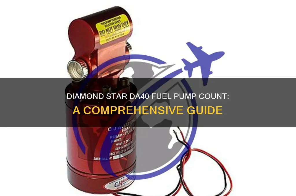 how many fuel pumps are in a diamond star da40