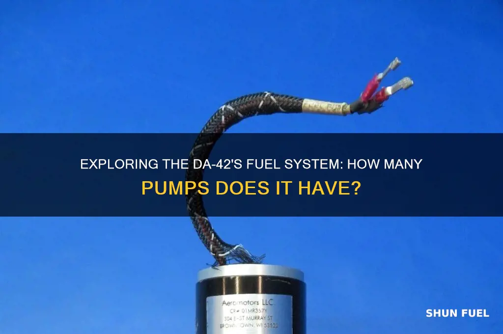 how many fuel pumps are on the da-42