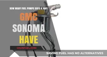 Understanding the Fuel Pump System in a 1991 GMC Sonoma