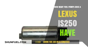 Lexus IS250 Fuel Pump Count: Understanding Your Vehicle's System