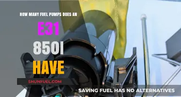 E31 850i Fuel Pump Count: Understanding Its Fuel System Setup