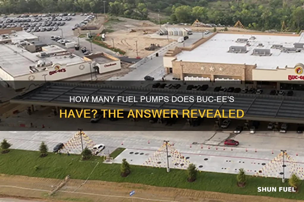 how many fuel pumps does bucees have