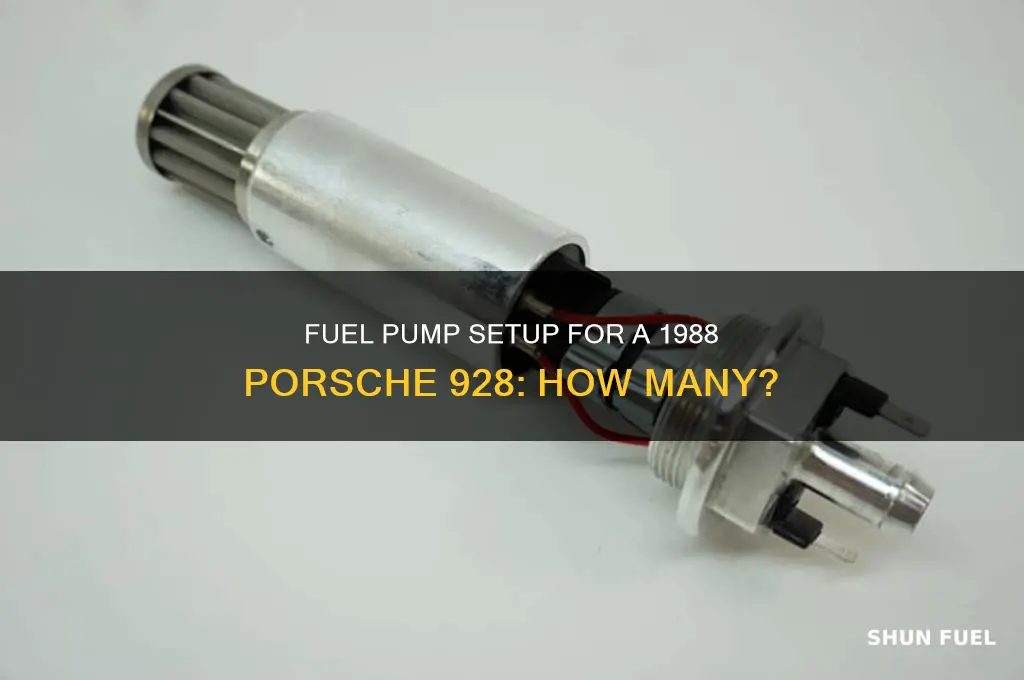 how many fuel pumps for a 1988 porsche 928