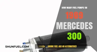 1989 Mercedes 300 Fuel Pump Count: A Comprehensive Guide