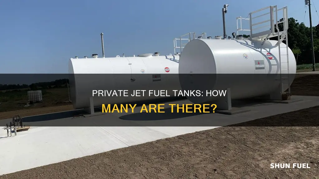 how many fuel tanks does a private jet have
