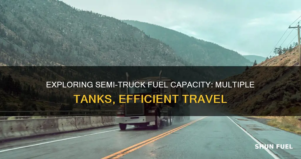 how many fuel tanks does a semi have