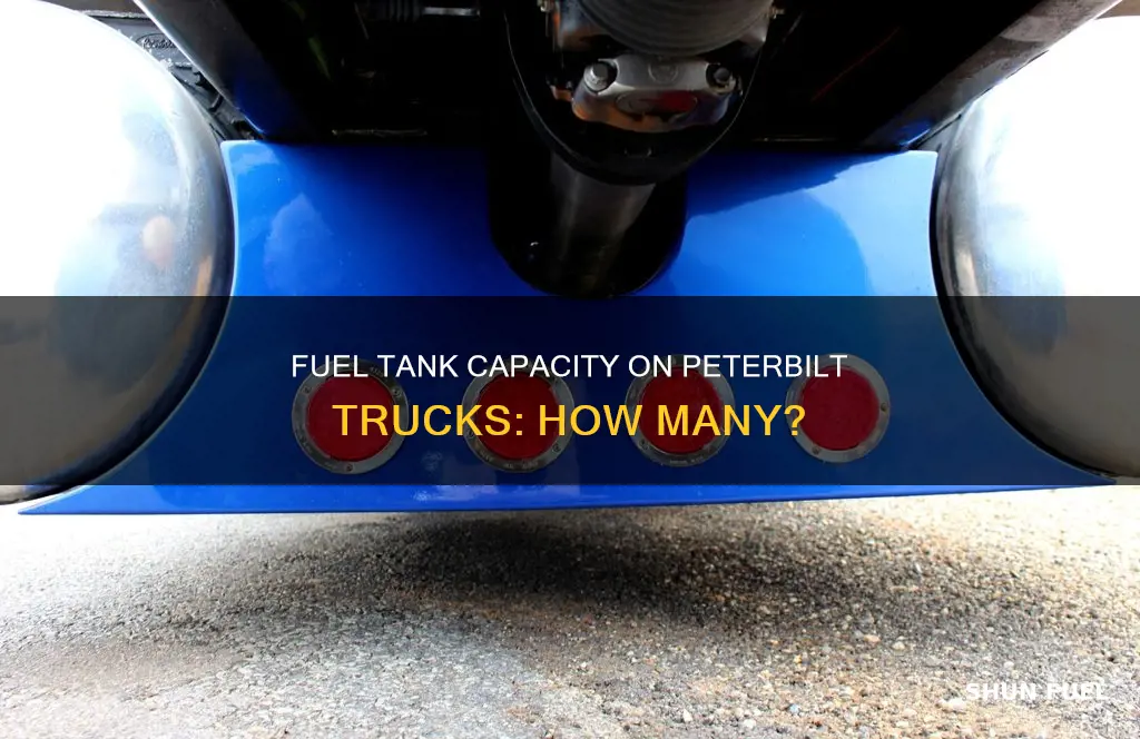 how many fuel tanks on a peterbilt