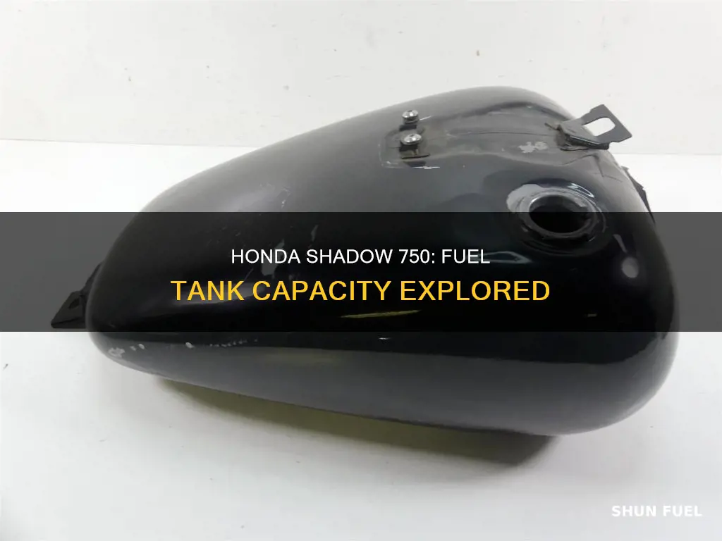 how many gallon fuel tank 2008 honda shadow 750