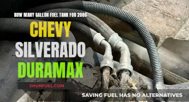 Fuel Tank Capacity for 2006 Chevy Silverado Duramax