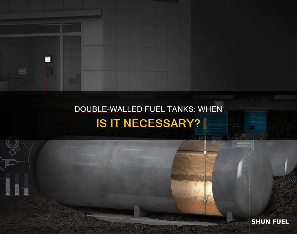 how many gallon fuel tank has to be double walled
