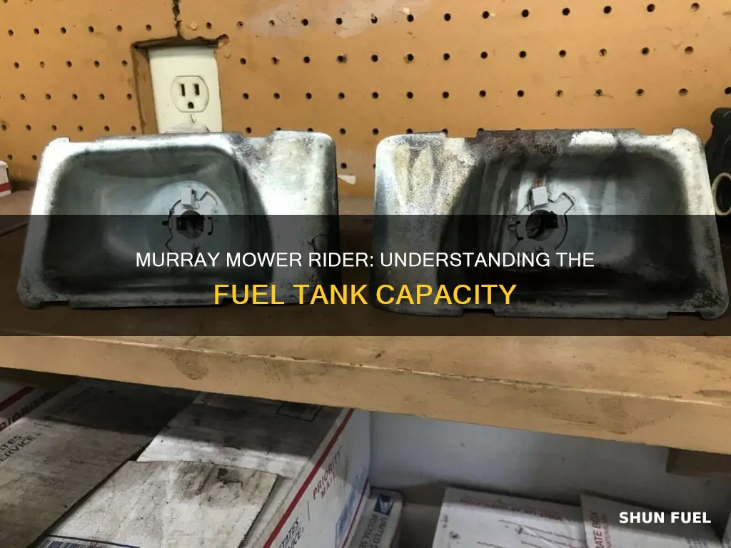 how many gallon fuel tank on a murry mower rider