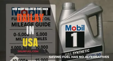 Daily Fuel Consumption: How Many Gallons Does the USA Use?