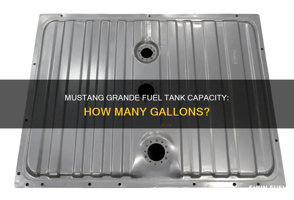 how many gallons are in 1972 mustang grande fuel tank