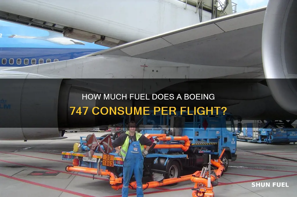 how many gallons fuel b747