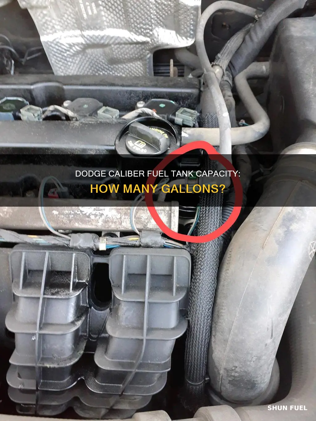 how many gallons in a 2008 dodge caliber fuel tank