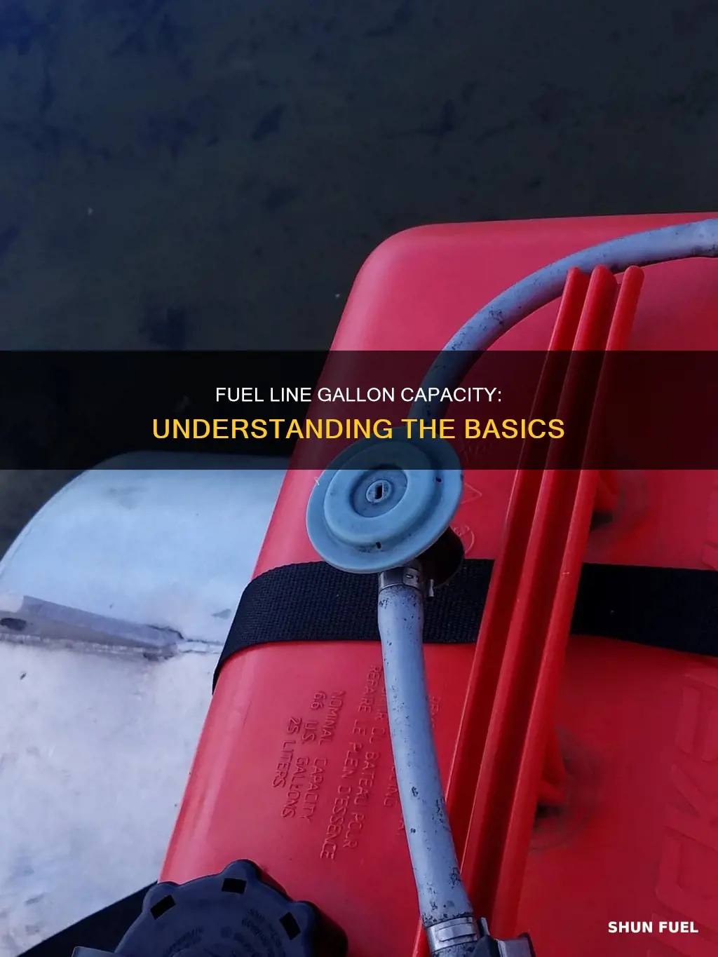 how many gallons in a fuel line