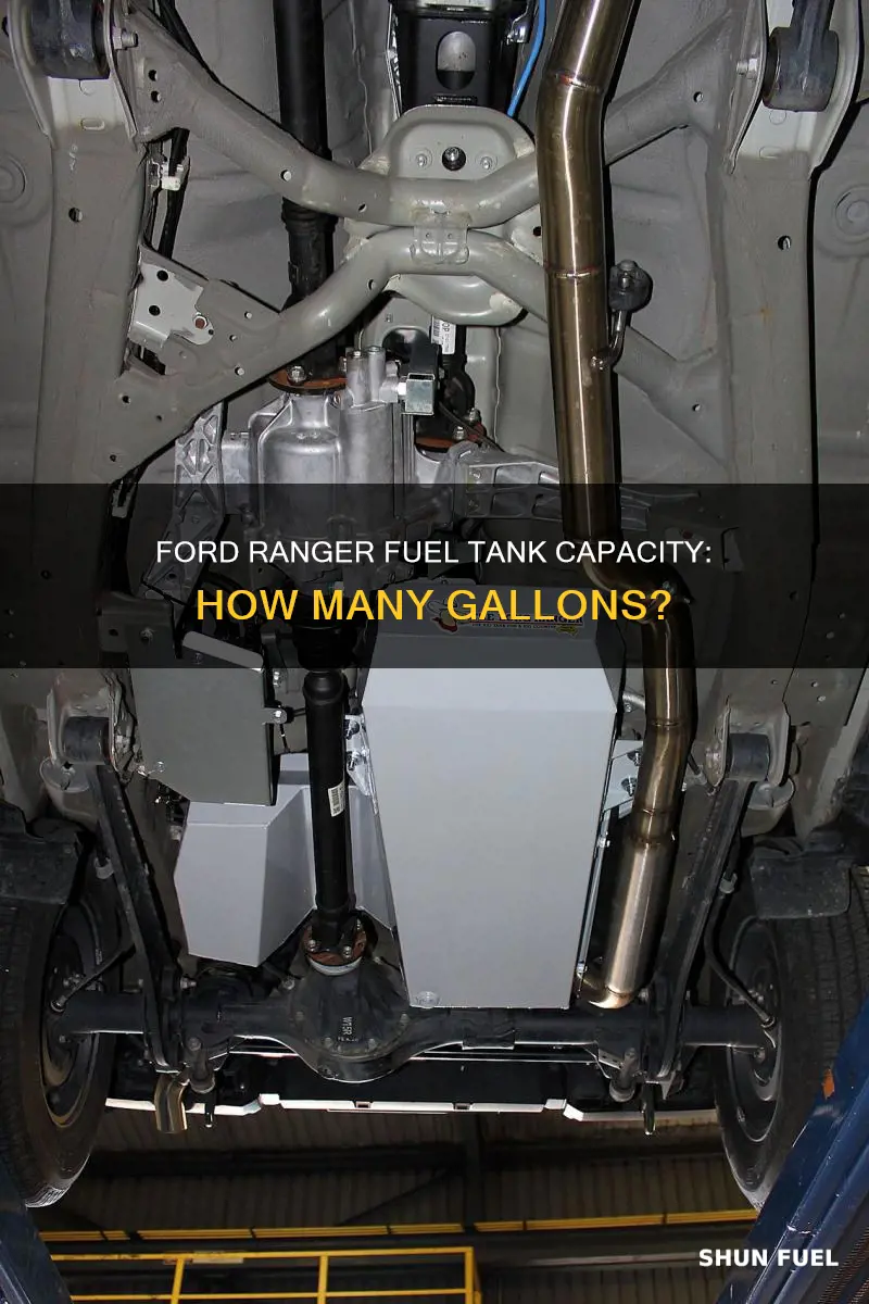 how many gallons in fuel tank for 1999 ford ranger