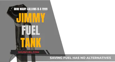 Fuel Tank Capacity of a 1999 Jimmy
