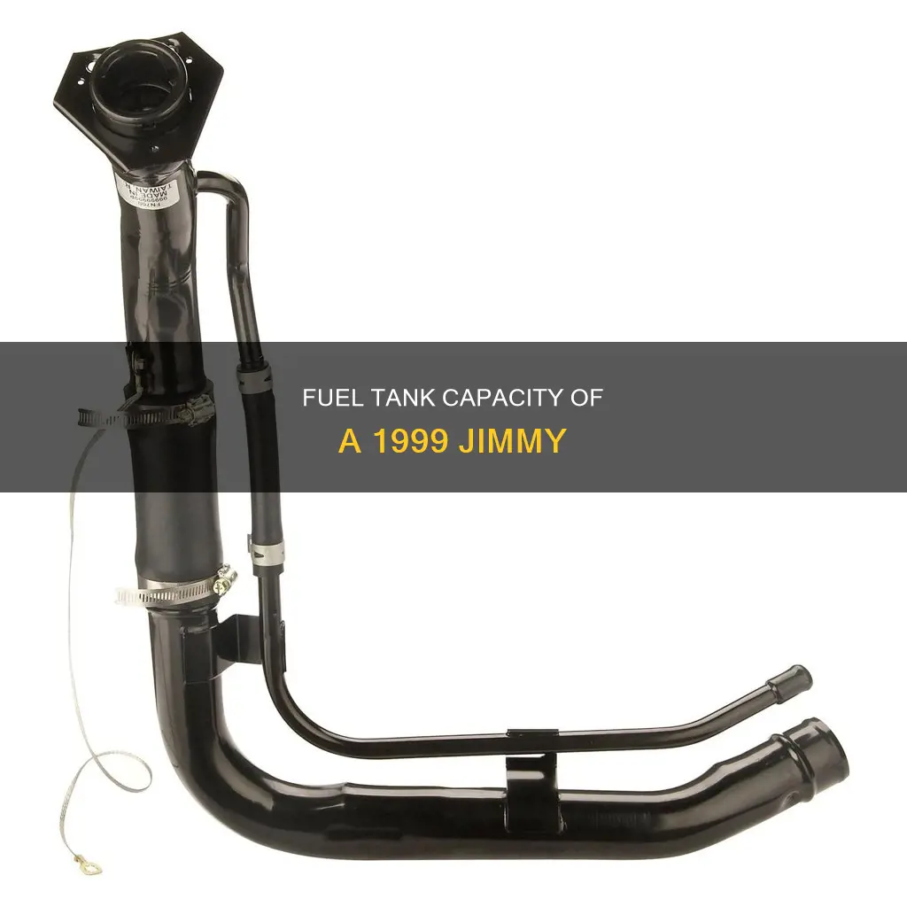 how many gallons is a 1999 jimmy fuel tank