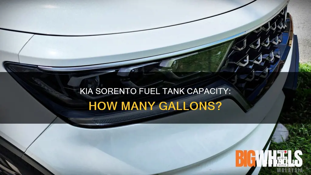 how many gallons is a 2004 kia sorento fuel tank