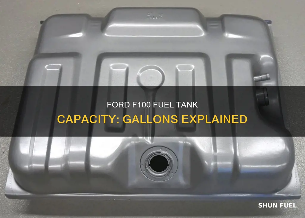 how many gallons is a 68 f100 fuel tank
