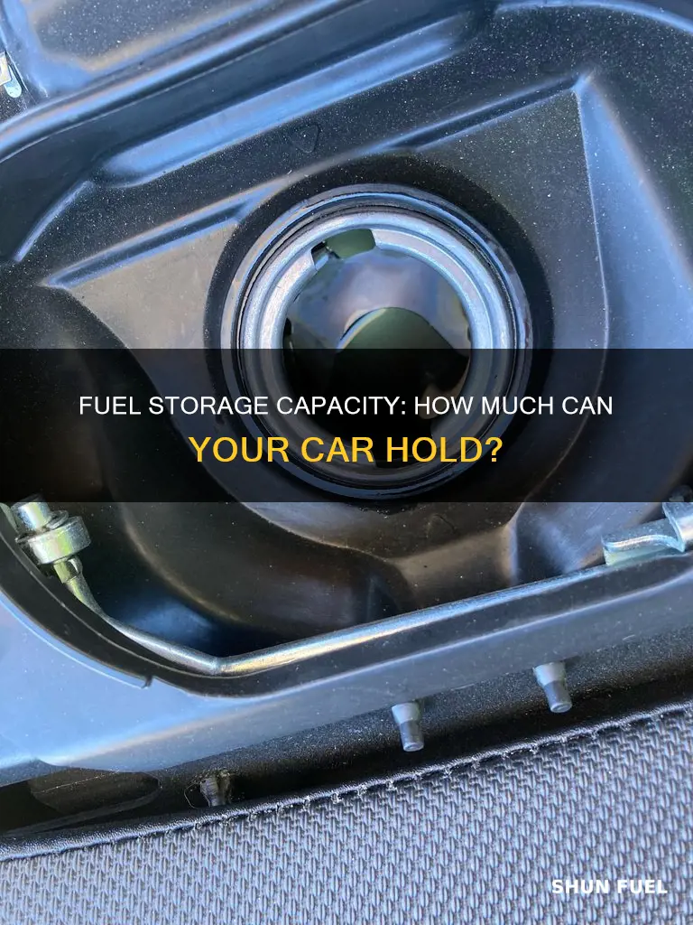 how many gallons of fuel can a car hold
