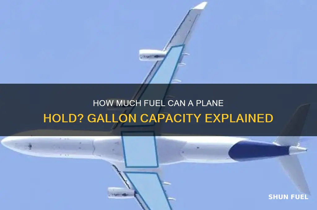 how many gallons of fuel can a plane hold