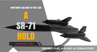 Unveiling the SR-71's Massive Fuel Capacity: How Many Gallons?