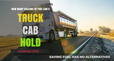 Truck Cab Fuel Capacity: How Many Gallons Can It Hold?