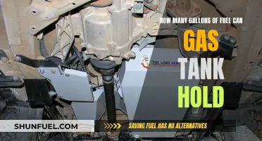 Fuel Storage: Gallons Your Tank Can Hold