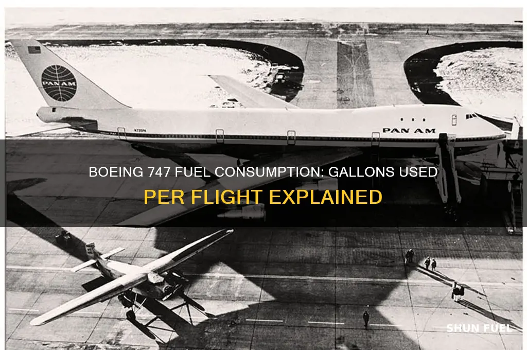 how many gallons of fuel does a boeing 747 use