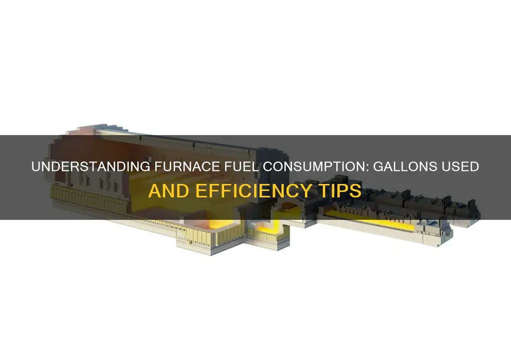 how many gallons of fuel does a furnace use